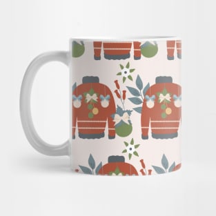 The Ugliest Christmas Sweater Ever pattern 3.0 Mug